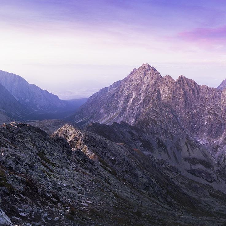 Mountain wilderness landscape